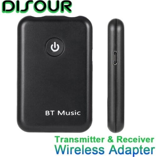 DISOUR 2 in 1 Wireless Bluetooth Audio Transmitter Receiver TV Car Music Receiver Universal Music Adapter For Headphone Speaker