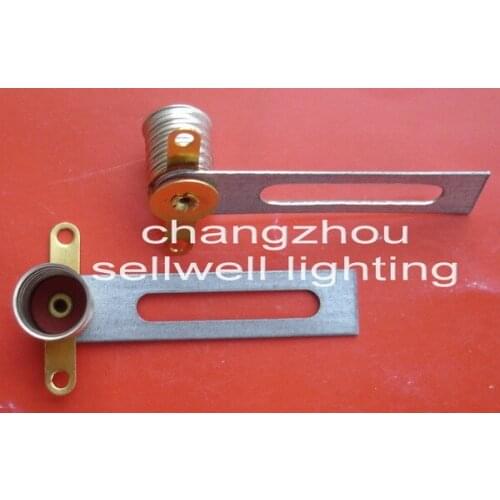 Lamp-holder Brass Shank No Shrapnel E10 D304 NEW 10pcs