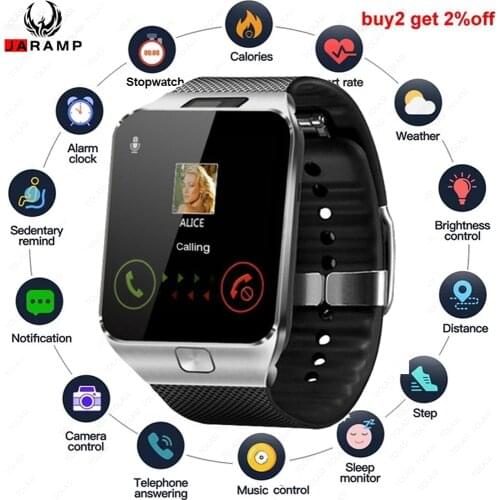 DZ09 Smart Watch Relogio Android smartwatch phone fitness tracker reloj Smart Watches subwoofer women men dz 09