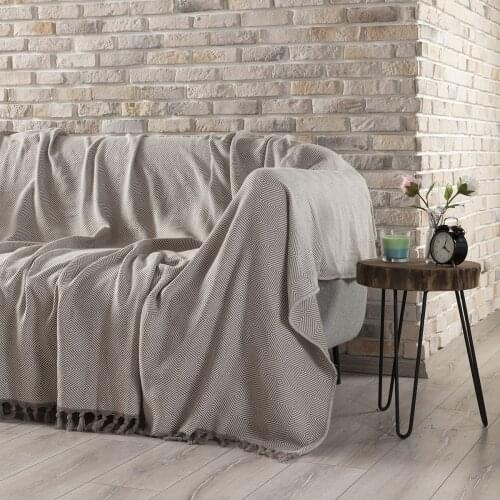 Couch Cover Cotton Non Slip Weaving Sofa Shroud Sofa Towel Covers for Living Room Multi Purpose Blanket Armchair Protector Home