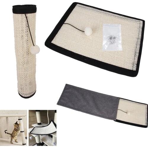 Cat Toy Sisal Furniture Protect Cat Kitten Scratch Board Pad Sisal Scratcher Mat Claws Care Cat Toy Product Sofa Scratching Post