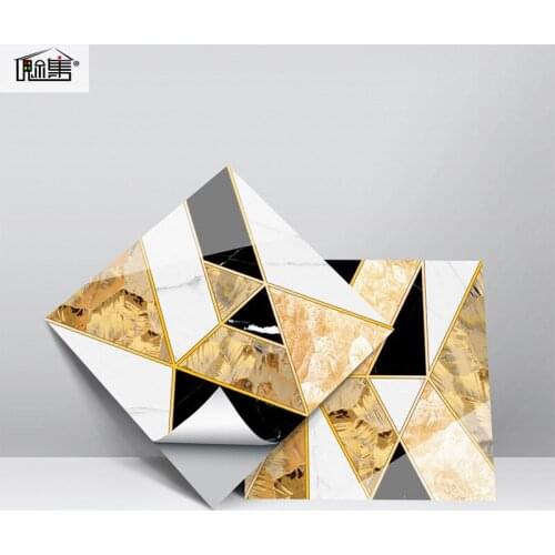 Creative Kitchen Sticker Waterproof and Oilproof Decorative Wall Sticker Light Luxury Moistureproof PVC Sticker