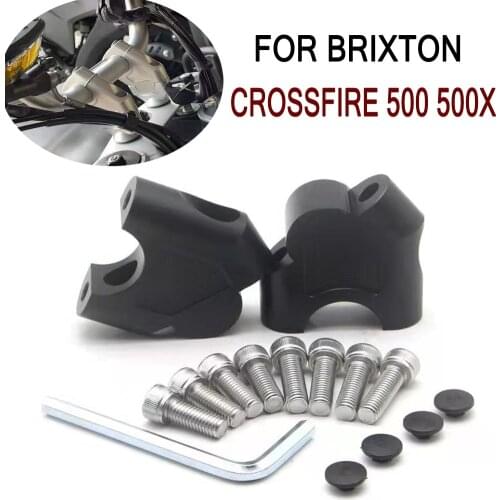 For Brixton Crossfire 500 500X Handlebar Heighten Move back Riser Bar Mount Handle Clamp Brixton Crossfire 500 500X 500 X