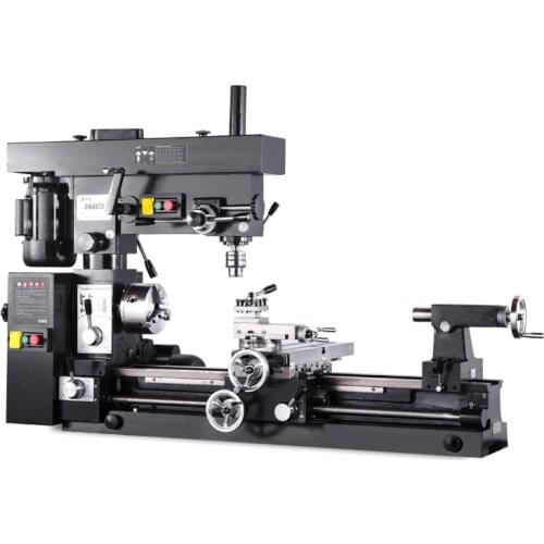 CT750 Multifunctional Lathe Drilling And Milling Machine Turning, Drilling And Milling Three-in-one Machine Tool Bench Lathe