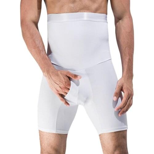 Hot Men High Waist Slimming Abdomen Girdle Control Panties Seamless Tummy Trimmer Shaper Pants Lift Butt Underwear NY126