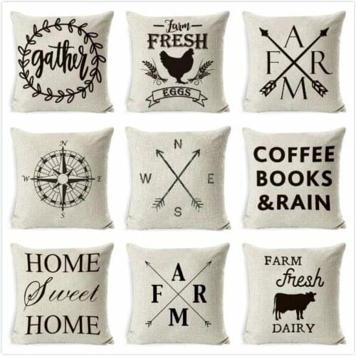 Cushion Cover Thanks for Be My Sister Cotton Linen Square Throw Waist Pillow All Sizes