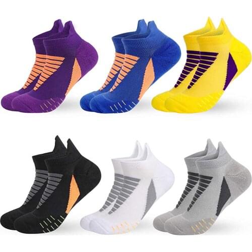 Professional Running Socks Men Cotton Thick Terry Socks Summer Basketball Tennis Sports Socks Shock Absorption Moisture Wicking