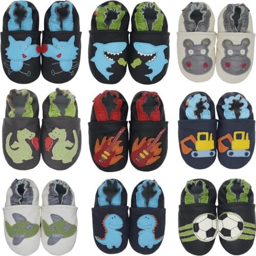 Carozoo Newborn Baby Shoes Infant Shoes Slippers Soft Leather Baby Boys First-Walkers girl shoes