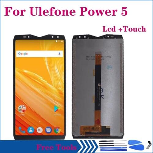 Original Display For Ulefone power 5 LCD Display Touch Screen Digitizer Assembly for Ulefone power 5S screen Repair Kit
