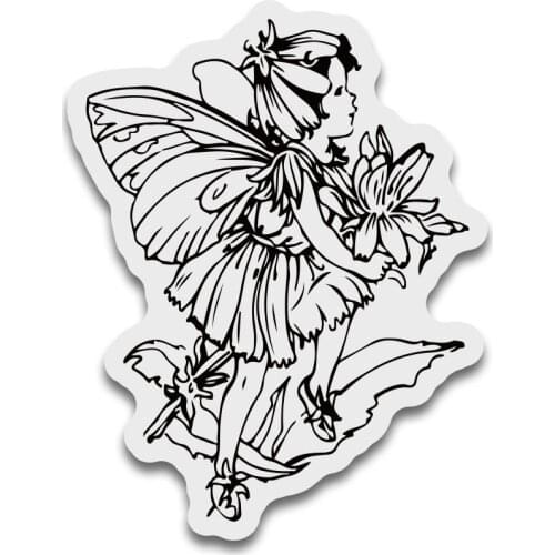 9*6 Fairy Baby Clear Stamps Transparent Silicone Stamp/Seal DIY Scrapbooking/Photo Album Christmas Halloween Sheets