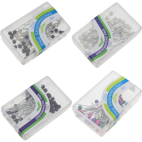 YOKOYAMA Mix Color Round Head Clothing Pin Dressmaking Wedding Pearl Corsage Florists Sewing Pins DIY Decoration Crafts