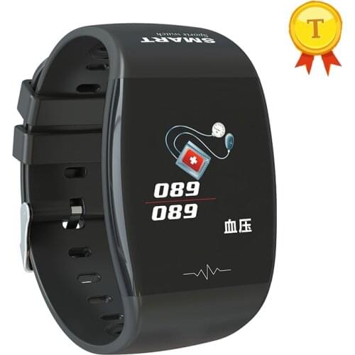 Smart bracelet blood pressure monitoring swimming surf can be worn color screen alarm clock call reminder smart band wristband