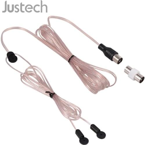Justech Universal ANT-108 dipole antenna 85-112MHz 3.2m 5db FM Radio Aerial Cable with 10mm Female Connector 75 Ohm Antenna