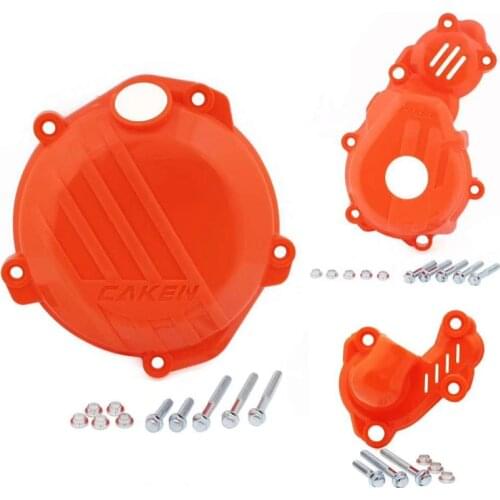 Clutch Guard Water Pump Cover Ignition Protector For KTM SX XC XCW XC-W TPI Six Days For Husqvarna TE TC TX 250 300 250i 300i