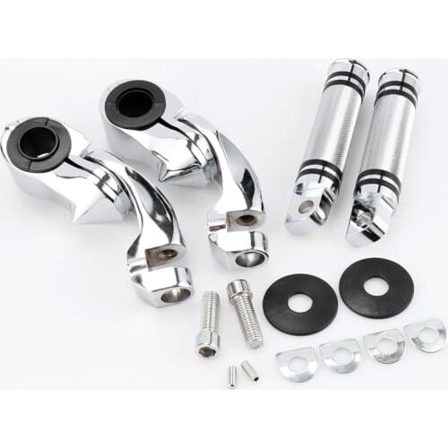 1 pair Universal 1-1 1/4" 32mm for Harley Motorcycle Highway Footrest Engine Crash Bar Foot Pedal Bumper Foot Pedal Accessories