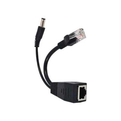 1PCS Passive Power Over Ethernet PoE Splitter Cable Adapter NEW