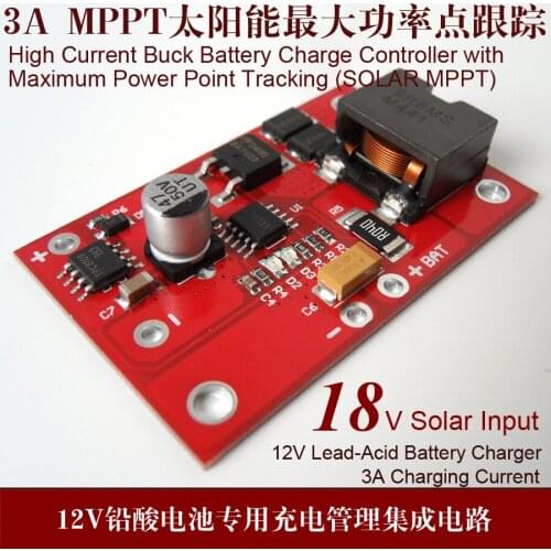 12V Lead-acid Charger 12V Battery MPPT Solar Controller MPPT Solar Charger