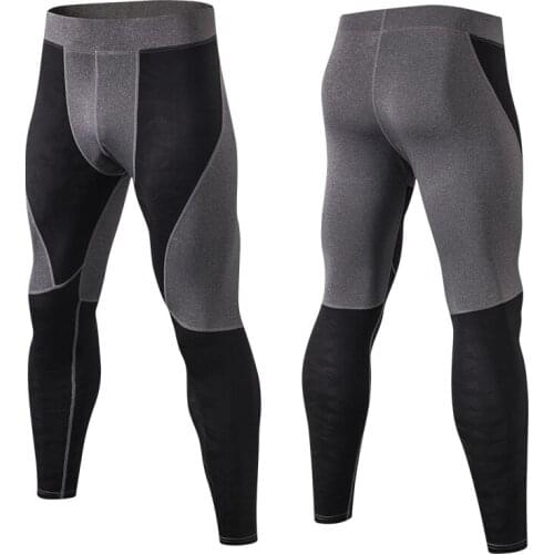 2020Quick Dry Men Compression Gym Fitness Jogging Male Trousers Leggings Running Sportswear Tights Workout Training Yoga Bottoms