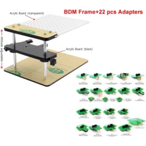 BDM Frame ECU Programmer Tool BDM 22 PCS Adapter ECU Chip Tunning 22 BDM Adapters BDM Frame BDM 100 ECU Chip Tuning Tool