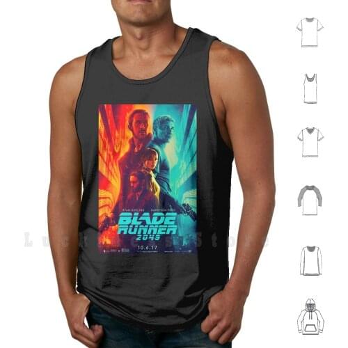 Blade Runner 2049 Movie Poster Tank Tops Vest Sleeveless Blade Runner Blade Runner 2049