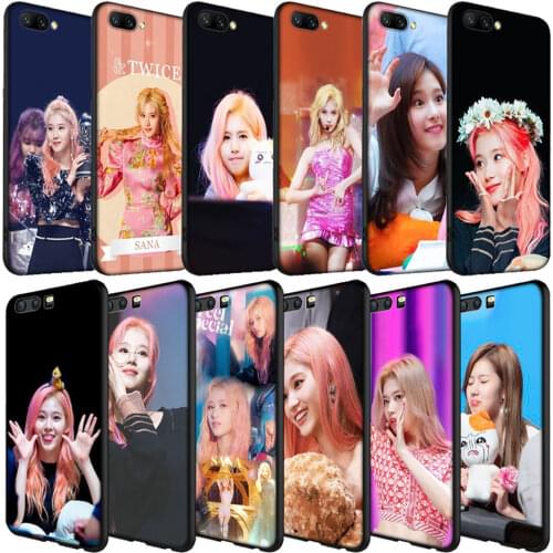 Sana twice Soft Silicone Case for Huawei P9 P8 P10 P20 P30 Lite Mini 2018 P20 P30 Pro