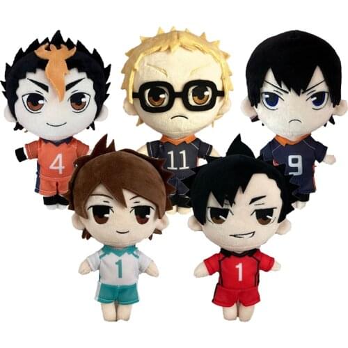 Amine Haikyuu Plush Toy Hinata syouyou Tsukishima kei Oikawa Tooru Cute Cosplay Action Stuffed Doll Toys For Birthday Gifts