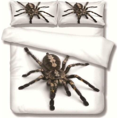 Spider Bedding Set 2/3Pcs Duvet Cover & Pillowcase(s) 3D Printed Quilt Cover Home Textile Gift