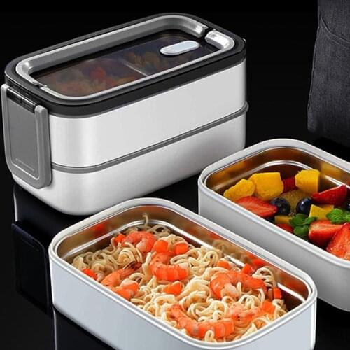304 Stainless Steel Lunch Box Food container Storage Boxs Portable Multi-layer Leak-Proof Bento Box