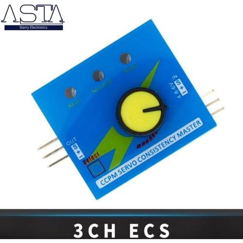 1pcs Multi Servo Tester 3CH ECS Consistency Speed Controler Power Channels CCPM Meter