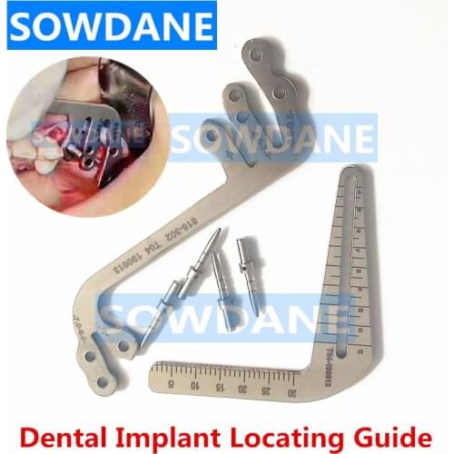 Dental Implant Locating Guide Planting Positioning Guide Implant Tools Planting Positioning Angle Ruler Autoclavable Tools
