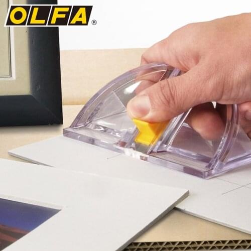 OLFA Japan 45 degree angle knife Photo Frame Knife cutting edge MC-45/2B Paper Jam Bevel Knife, 45 Degree Linear Cutting Knife