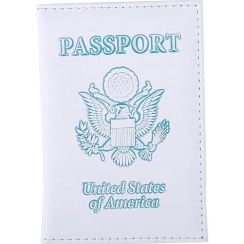 Vintage Leather Russian Emblem Logo Passport Cover Waterproof Travel Passport Holder Cover On The Passport Case
