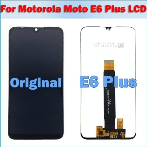 6.1" Original 100% Test lcd For Moto E6 Plus LCD Display Tocth Touch Screen Digitizer Assembly For Moto E6 Plus Display PAGA0004
