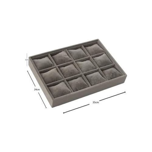 Outlets Price Flocked Fabric 12 li Padded Stand