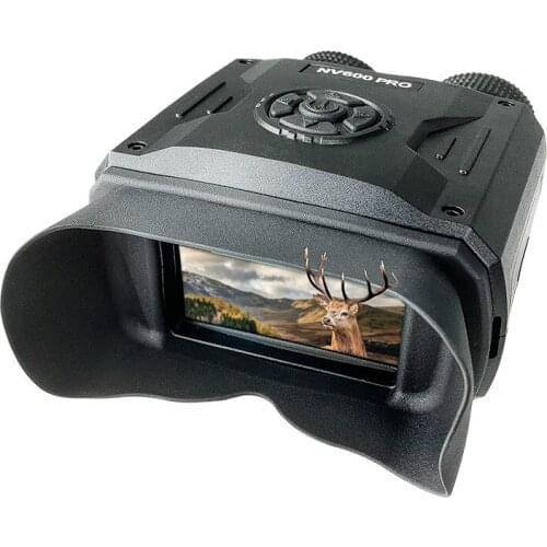 SunGusOutdoors500M 5X Infrared Night Vision Binoculars Goggles for Complete Darkness for Adults Hunting, Spy, Military, Tactical