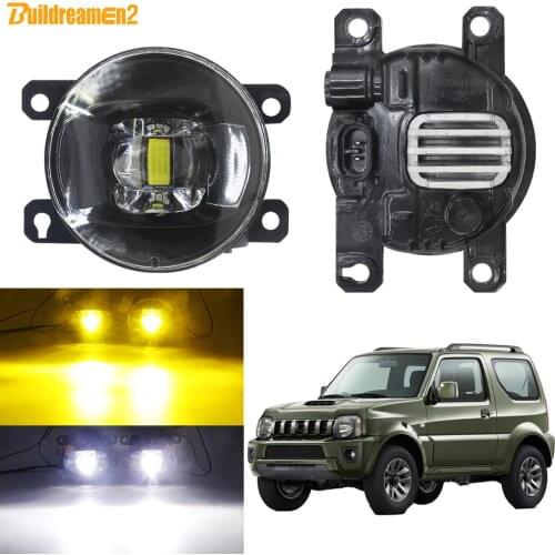 LED Fog Light For Suzuki Jimny FJ Closed Off-Road Vehicle 1998-2014 Car Front Bumper Fog Lamp Daytime Running Light H11 12V