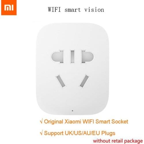 Xiaomi MIJIA Smart Wireless WIFI Socket Plug Upgrade Remote Control Timing Switch Power Count For Smart Home App Without Package