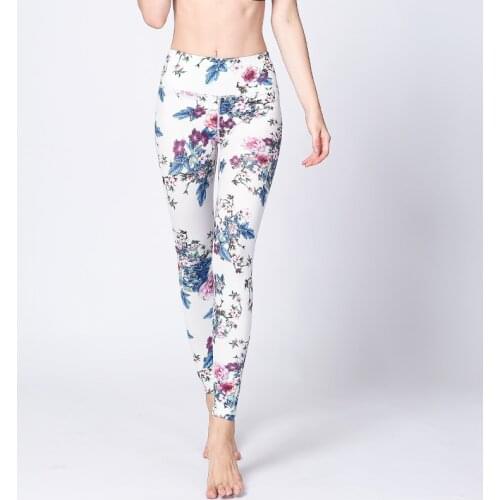 Women Yoga Pants Fitness Sports Leggings Stripe Color Printing Elastic Gym Workout Tights Running Trousers Plush up sport pants