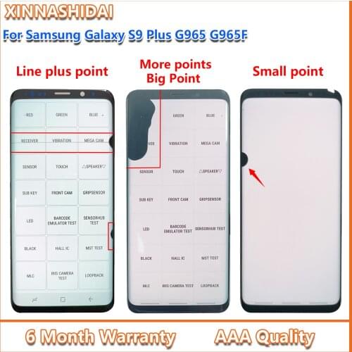 LCD For SAMSUNG Galaxy S9 Lcd S9+ Plus 100% Lcd Diplay Touch Screen Digitizer Assembly with black dot