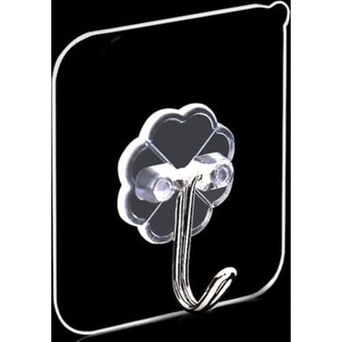 20Pcs Transparent Suction Cup Wall Hooks Wall Towel Waterproof Hooks Hangers