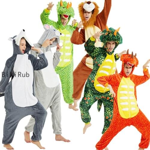 2020 Pajamas For Women Unicorn Flannel Cute Animal Pajamas Sets Women Winter Sleepwear Kids unicornio Pyjamas Home wear