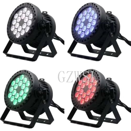 4pcs/lot IP65 par led 18x18 disco party light