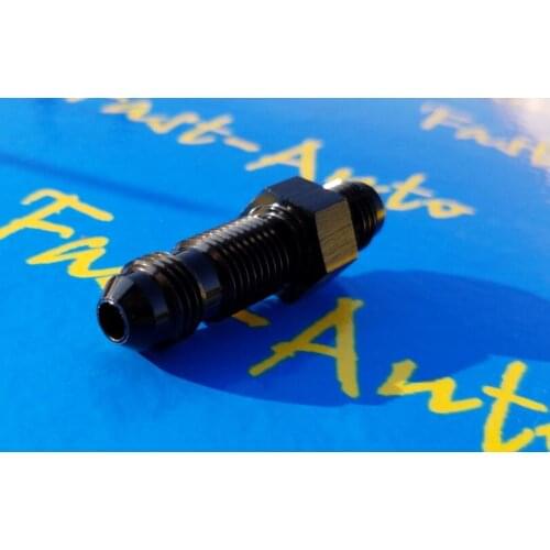 7/16unf thread AN4 -4AN an 4 strainght Flare Bulkhead Adapter tpfe fuel hose fitting