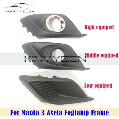 For Mazda 3 Axela Front Bumper Fog Light Cover FogLight Fog lamp FogLamp Frame Lid