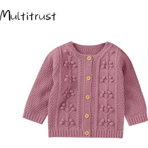 Baby Boys Girls Cardigan Autumn Cotton Sweater Top Baby Children Clothing Boys Girls Knitted Cardigan Sweater Kid Spring Clothes