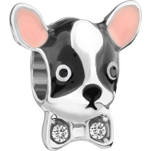 Kawaii Chihuahua Pendant Fit Original Pan Charms Bracelet Women Cute Dog Beads for Jewelry Making DIY Pulseras Love Puppy Dangle