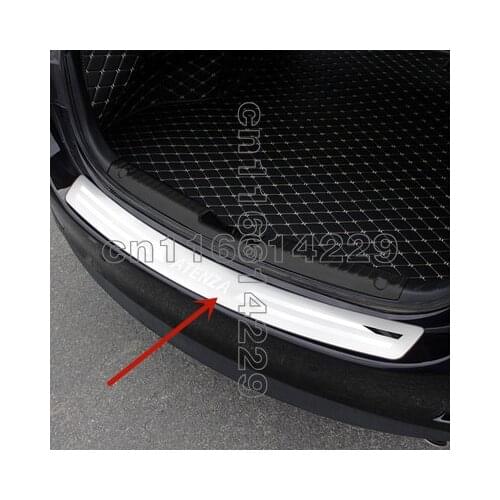 For Mazda 6 Atenza 2014 2015 2016 2017 2018 2019 2020 stainless steel Rear Bumper Protector Sill Trunk Tread Plate Trim