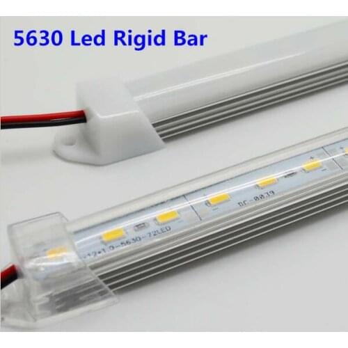 New 5630 LED Rigid Light Bar White Warm White 500mm LED Cabinet Strip Rigid 12 V DC Showcase LED Hard Strip