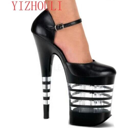 20cm New female heels, high-heeled shoes, sexy bridal party thick heels, high heels Dance Shoes