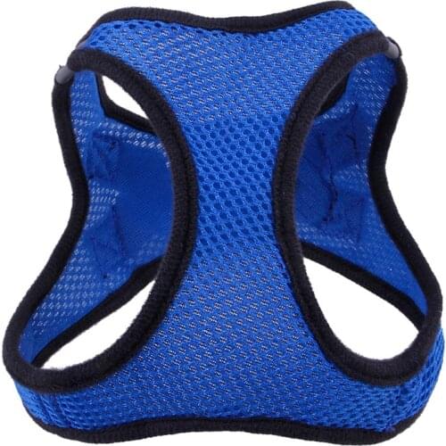 Adjustable Soft Breathable Dog Harness Polyester Mesh Vest harness Pet Supplies Chihuahua Yorksh WITHOUT Leash